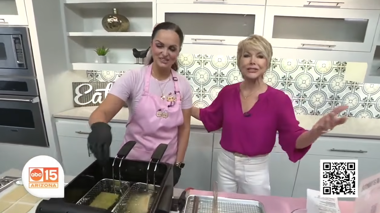 Beignets in a Box on the Sonoran Living kitchen set on AZ ABC15